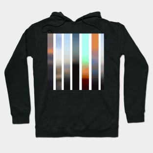 Artistic Vertical Strips in Beautiful Shades of Colors Hoodie